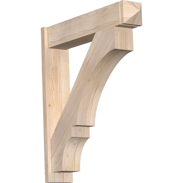 Ekena Millwork Balboa Arts & Crafts Smooth Outlooker, Douglas Fir, 7 1/2"W x 36"D x 40"H OUT08X36X40BOA03SDF - main